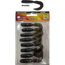 Ryuji Swim Worm 5.5cm 1.5gr Kokulu Lrf Silikon Yem 8 Adet Mussel