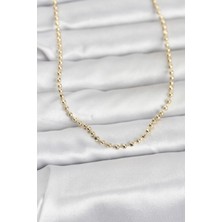 Prativas 14K Gold Renk Top Zincirli Model 60cm Kadın Kolye - PRT3500EB10284