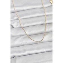 Prativas 14K Gold Renk İnce Top Zincirli 60cm Kadın Kolye - PRT3500EB10269