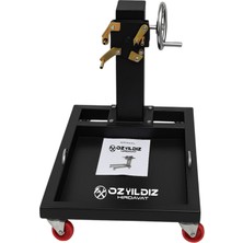 özyıldız Motor Toplama Sehpası 360 Dönerli 500 kg - Motor Standı Dönerli
