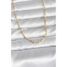 Prativas 14K Gold Renk Ataç Zincir Model 60cm Kadın Kolye - PRT3500EB10305