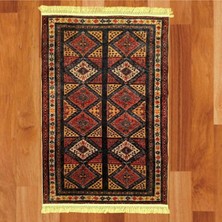 Mevlana Bazaar Geometrik Baklava Desenli 120 x 180 Dijital Baskı Halı