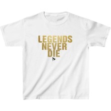 Indispensablely Uni̇sex Çocuk Baskili T-Shi̇rt - Beyaz