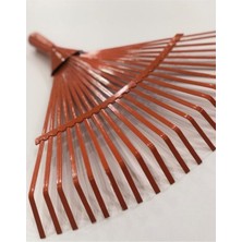 Normadia Dayanıklı Metal Çim ve Yaprak Tırmığı, 22 Diş, Pratik Bahçe Aracı