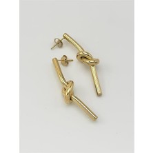 The Originals Çelik Düğüm Küpe Gold Renk