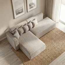 Cavissa Home Living Cavissa Kraft Coco Soft Köşe Koltuk Takımı