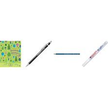 Scrikss Office Simo Mekanik Kurşun Kalem Siyah 0.5 Mm... +3 Parça Fırsat Seti