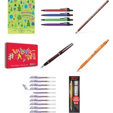 Faber-Castell Uçlu Kalem Tri-Click Vers. Rubberized, 0.7, As... +7 Parça Fırsat Seti