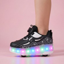 BURUNİ Kız Erkek Çocuk Patenli Işıklı Ayakkabı | Tekerlekli Spor Ayakkabı | LED Işıklı Çocuk Pateni