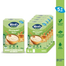 Hero Baby Sütlü İrmikli Ballı 400g x4