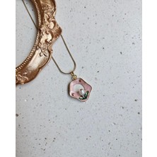 The Originals Kadın Çelik Incili Lale Figürlü Sanat Kolye