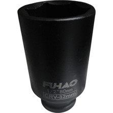 Fuhao 1/2" Uzun Ağır Havalı Lokma No. 32 (6 Köşeli)