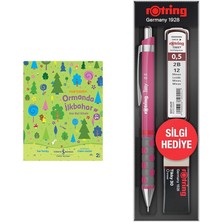Rotring Tikky Rd 0.5+Min Silgi Hediyeli - Ahududu Pembe... +1 Parça Fırsat Seti