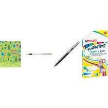 Scrikss Venüs 722 Dolma Kalem Krom Altın... +3 Parça Fırsat Seti