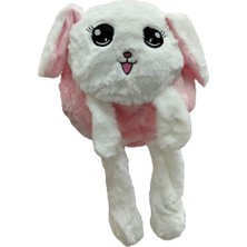  ferhat fh-013 tavşan peluş ışıklı  sırt çantası