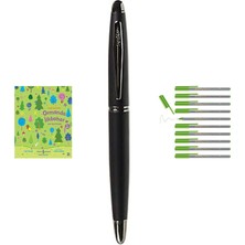 Scrikss Knight 88 Dolma Kalem F Uç Mat Siyah... +2 Parça Fırsat Seti