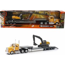 Najmaddin 1:43 Long Haul Kenworth Taşıyıcı Tır ve Ekskavatör