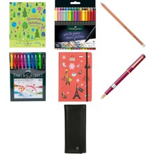 Faber-Castell Grip Finepen Ince Keçe Uçlu Kalem Seti, 30’lu,... +6 Parça Fırsat Seti