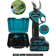 Normadia 21V Çift Akülü Dijital Budama Makası, Güçlü ve Pratik Kesim Aracı