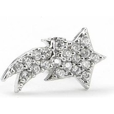 The Originals Çelik Tragus Piercing Kayan Yıldız Figürlü Zirkon Taşlı