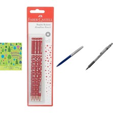 Faber-Castell Başlık Kalemi Yıldız Kırmızı... +3 Parça Fırsat Seti
