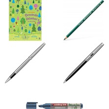 Faber-Castell Sanatçı Kalemi, Yeşil... +4 Parça Fırsat Seti