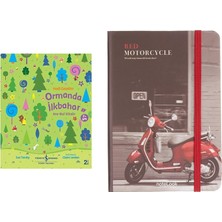 Scrikss Red Notelook Çizgisiz Defter A6... +1 Parça Fırsat Seti