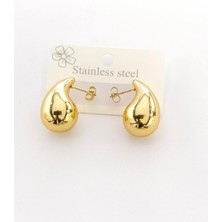 The Originals Çelik Damla Küpe Gold Renk