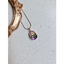 The Originals Kadın Çelik Colours Çiçek Sanat Kolye