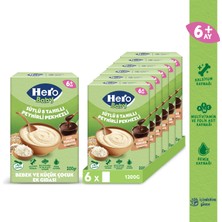Hero Baby Sütlü 8 Tahıllı Peynirli Pekmezli 200G X6