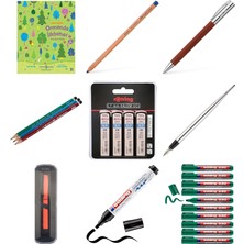 Faber-Castell Pitt Pastel Renkli Kalem, Açık Mavi... +8 Parça Fırsat Seti