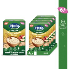 Hero Baby Organik Buğdaylı Yulaflı Elmalı 200G X4