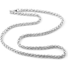 The Originals Erkek 316L Çelik Zincir Kolye 60 cm 4 mm Genişlik