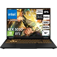 Asus Tuf Gaming F16  I5-13450HX 24-Gbddr5 256 GB SSD RTX5050 16" Wuxga Windows 11 Pro FX608JH-RV080AT66