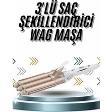 Renklime Wag Maşa Profesyonel Saç Şekillendirici Iyon Özellikli Isı Kademeli