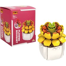 Canda Blx Çiçek Çeşitleri LEGO Setleri 46968 Sarı Çiçek 77 Parça