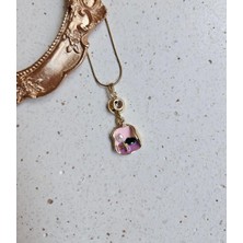 The Originals Kadın Çelik Incili Colours Çiçek Sanat Kolye