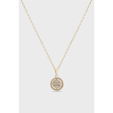 The Originals Zirkon Yuvarlak Model Kolye 45 cm