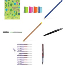 Faber-Castell Fc Pp Kpk Bicolor Spiralli 100YP Düz... +7 Parça Fırsat Seti