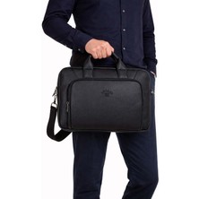 Derise Club Unisex, Siyah Renk Dosya Tablet Notebook Çantası, 14 Inç Laptop ve Evrak Çantası