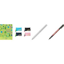 Faber-Castell Knights Kalem Çantası Tek Gözlü... +3 Parça Fırsat Seti