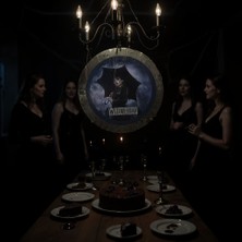 Cadde Süs Wednesday Temalı Katlanır Pinyata ve Sopası