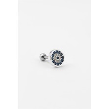 The Originals Çelik Tragus Piercing Nazar Göz Figürlü Zirkon Taşlı