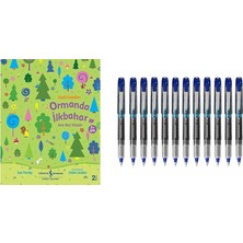 Scrikss Office LP68 Likid Kalem 12'li Ambalaj Mavi 0.7 Mm... +1 Parça Fırsat Seti