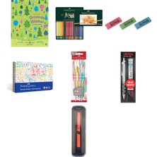 Faber-Castell Polychromos Kuru Boya Kalemi, 60 Renk, Yumuşak... +6 Parça Fırsat Seti