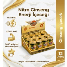 Polen Market Nitro Ginseng +18 Performans Enerji Içeceği - 12 Adet (Gizli Gönderim)