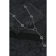 The Originals Kadın Çelik Yonca Figürlü Gümüş Renk Kolye