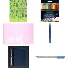 Faber-Castell Grip Finepen Ince Keçe Uçlu Kalem Seti, 30’lu,... +5 Parça Fırsat Seti