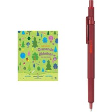 Rotring 600 Tükenmez Kalem, Kırmızı... +1 Parça Fırsat Seti