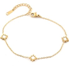 The Originals 316L Çelik Minimal Işıltı Bileklik Gold Renk